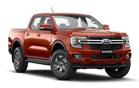 2.Ford Ranger - Màu Đỏ Cam